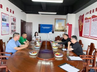 上海电气新能源总司理陈晨一行莅临安徽欧博abg